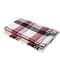 Glitzhome® 70" Red, White & Navy Scarf with Fringe